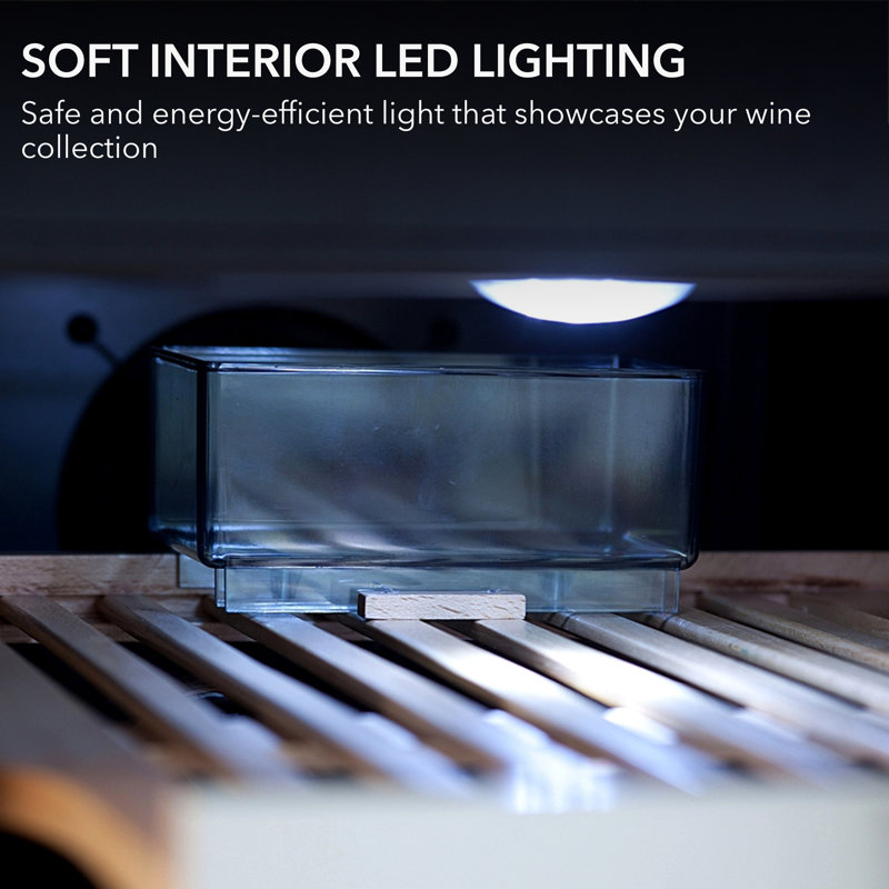 Whynter 12'' width 18 Bottle BuiltIn Wine Refrigerator & Reviews Wayfair